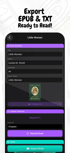Readloom - Convert PDF to EPUB screenshot 4