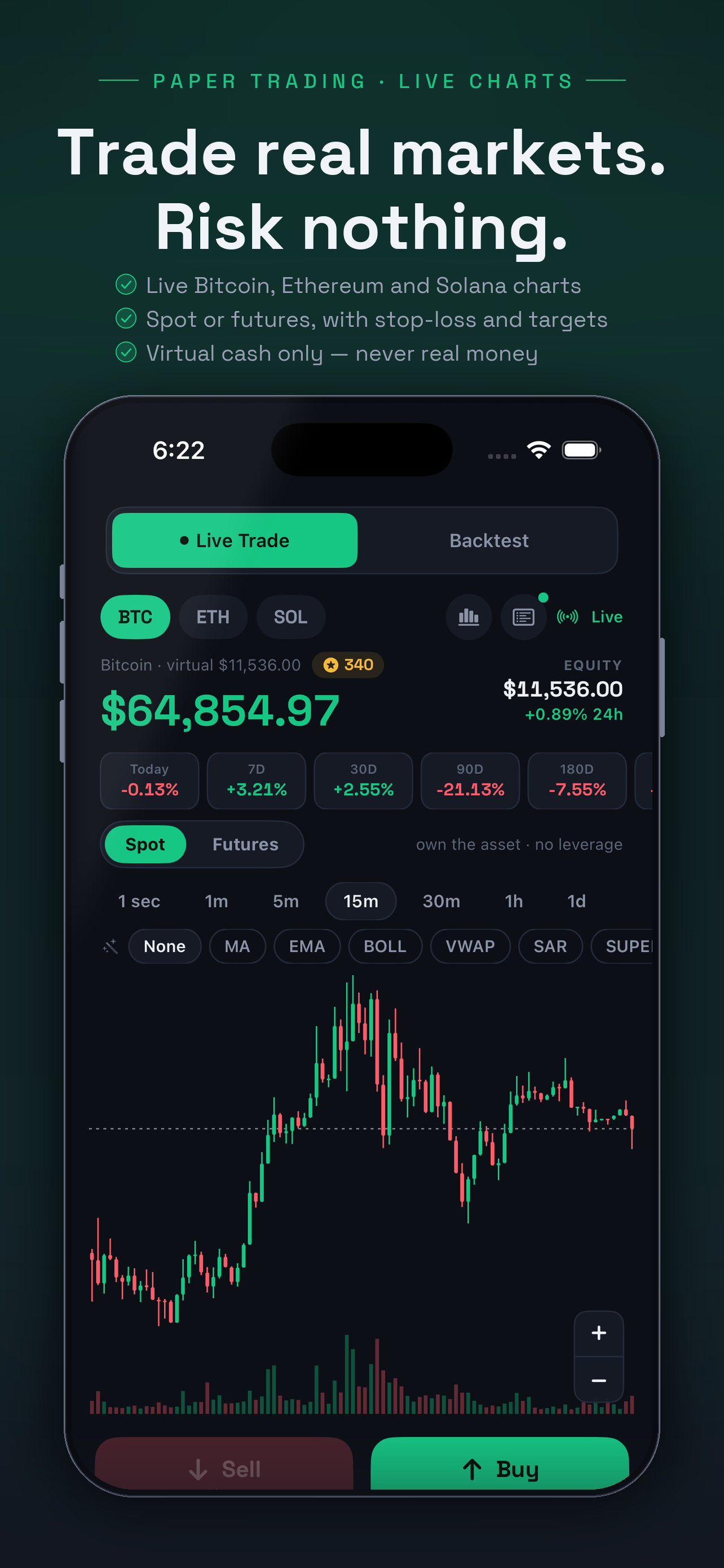 Learn Crypto Trading Simulator screenshot 3