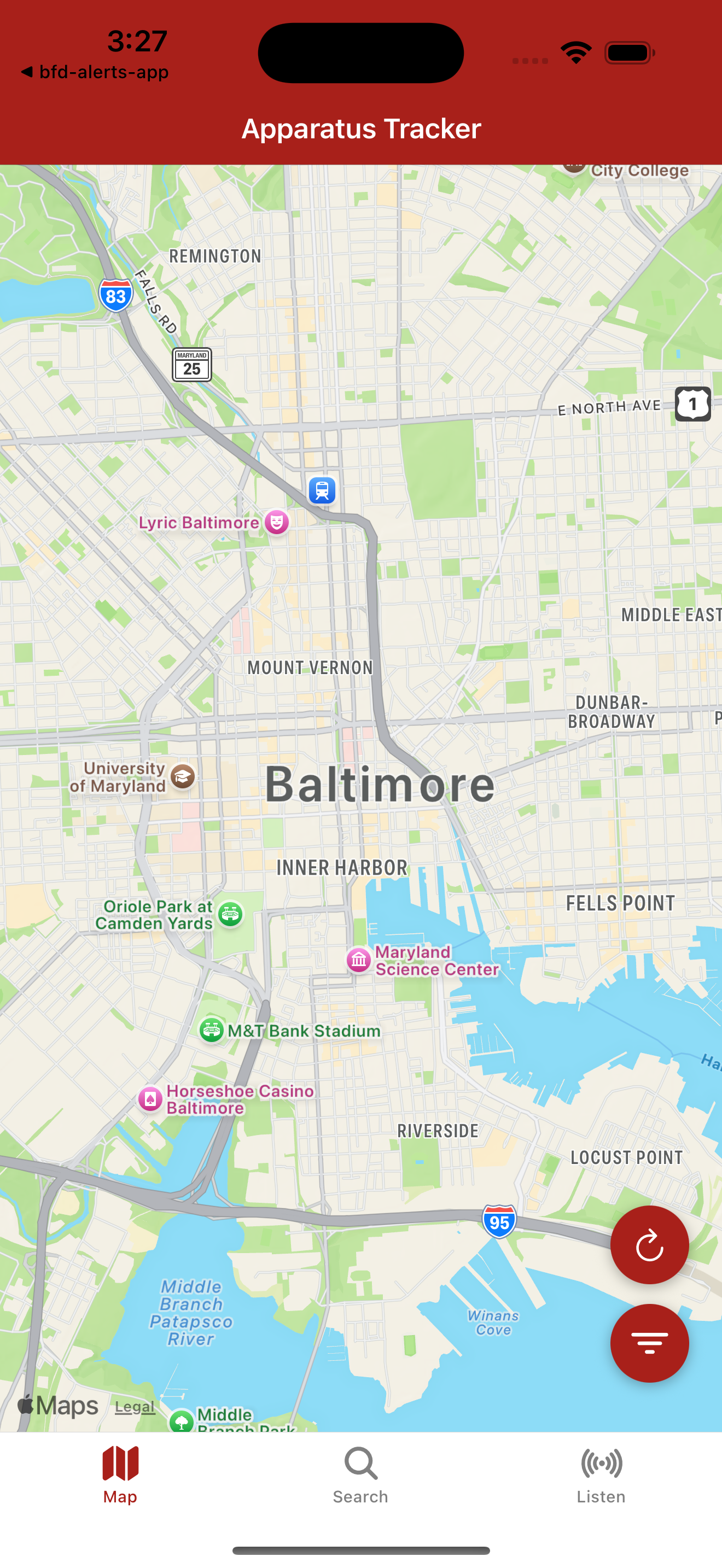 Baltimore Fire Alerts screenshot 5