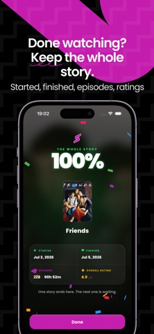 Seriesmate: TV Show Tracker iPhone screenshot