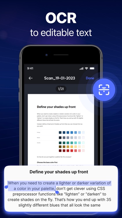 PDF Scanner: Editor, Converter screenshot-3