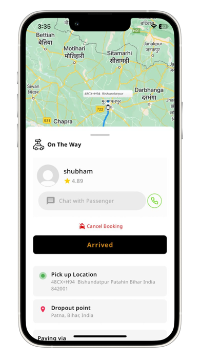 Screenshot 2 of מוניות ברחובות נהג App
