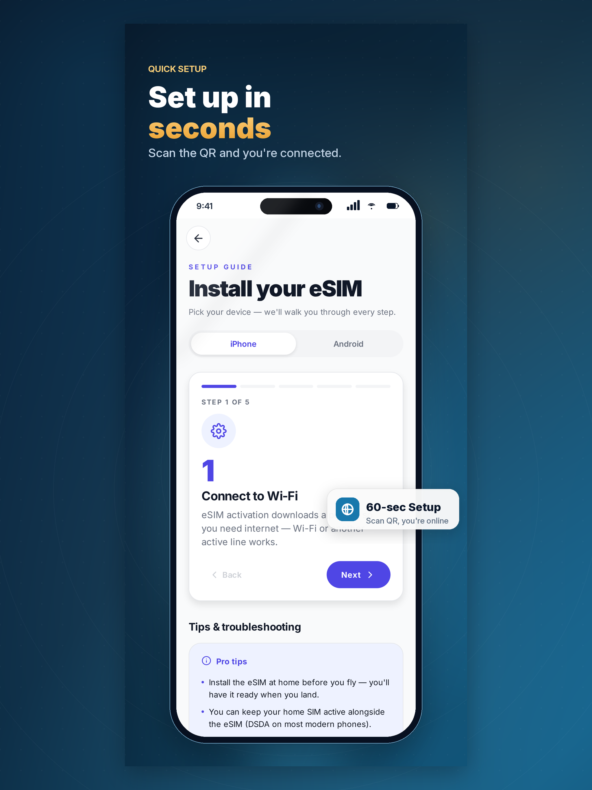 Cellesim: eSIM Internet screenshot 15