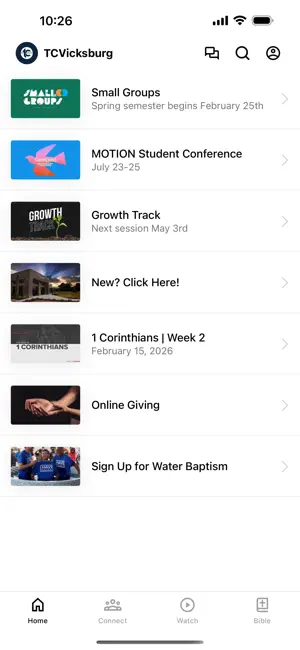Triumph Church of Vicksburg screenshot 1