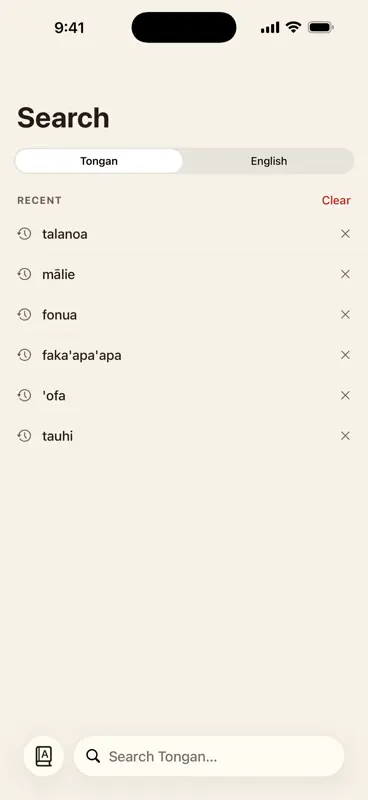 Tongan-English Dictionary screenshot 2 of 8