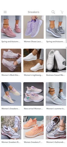 Beautiful Woman Shoes Store iPhone screenshot