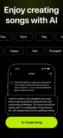 Song AI: AI Music Generator iPhone screenshot