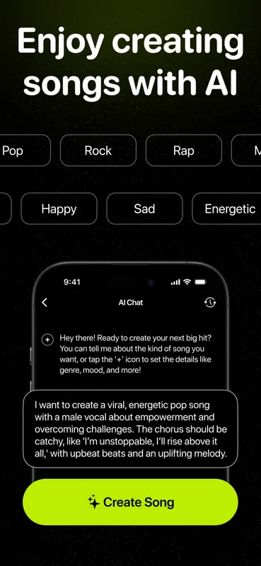 Song AI: AI Music Generator screenshot 2 of 6