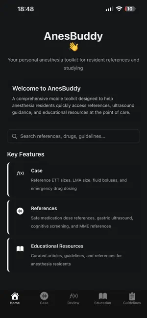 AnesBuddy screenshot 1