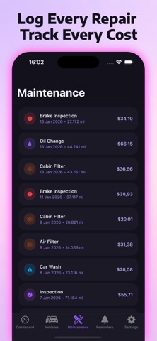 Auto Care Car Maintenance screenshot