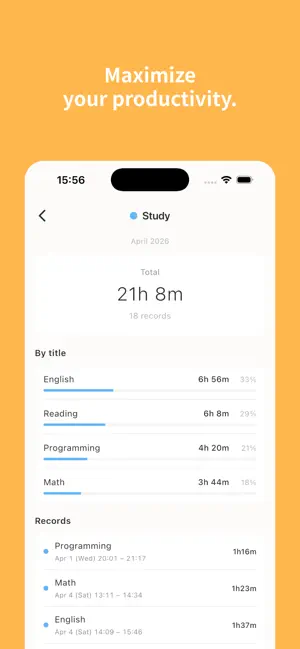Kiroku - Time Log screenshot 3