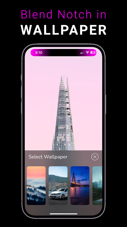 #3. INFI: Dynamic Island Wallpaper (iOS) 由: Jinen Sheth