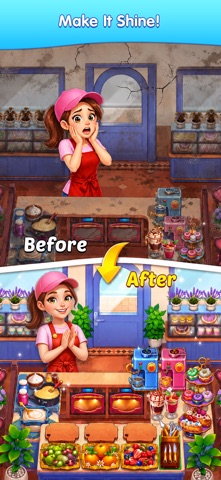 Recipe Rush - Cooking Games iPhone screenshot