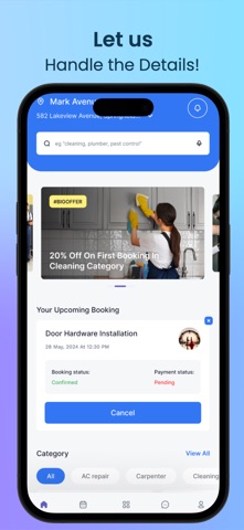 Delegate Tasks & Services screenshot