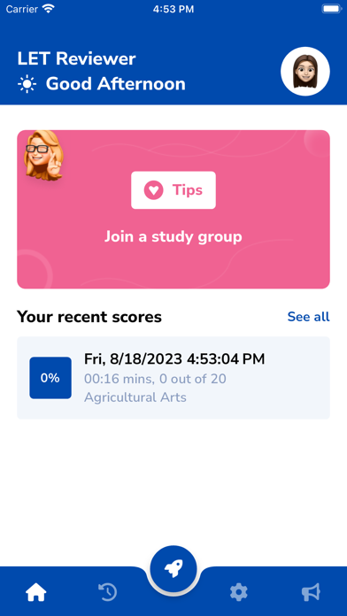 LET Teacher Reviewer Screenshot