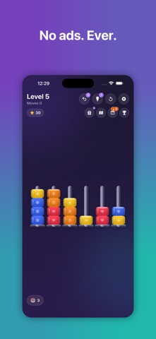 BoltSort: Nut & Screw Puzzle Screenshot 2 of 5