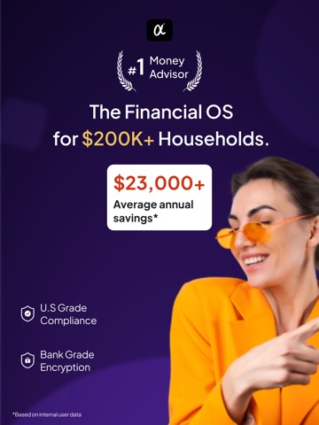 Alpheva AI: Financial Advisor iPad screenshot