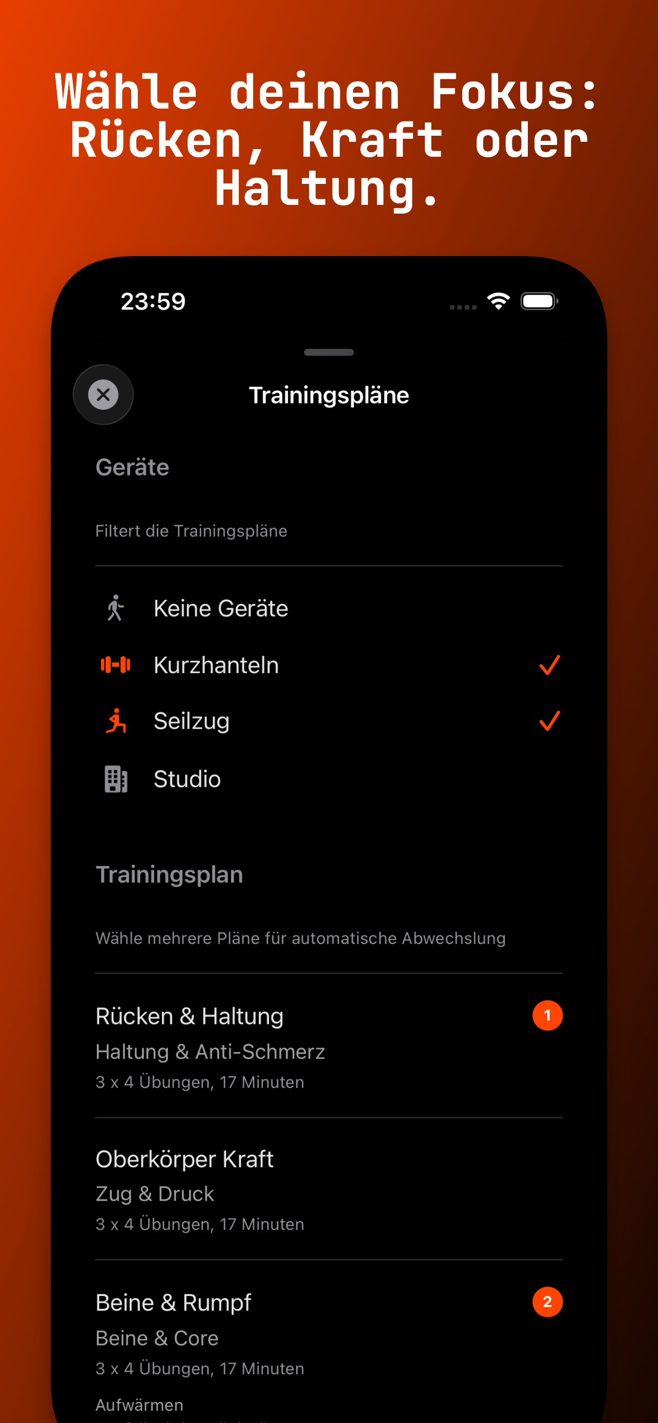Mach: 15 Min Krafttraining