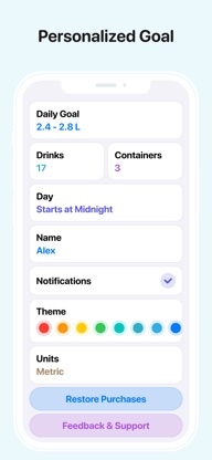 Water+ : Intake Tracker screenshot 6