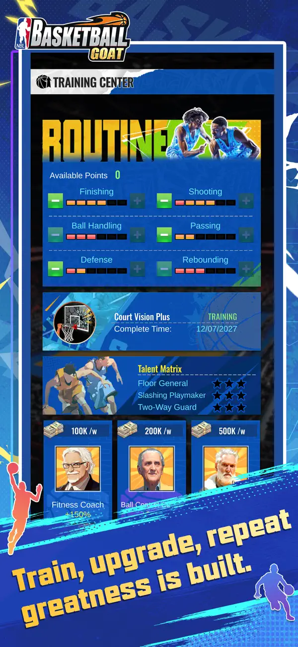 Basketball GOAT Hack screenshot 6 - game app interface