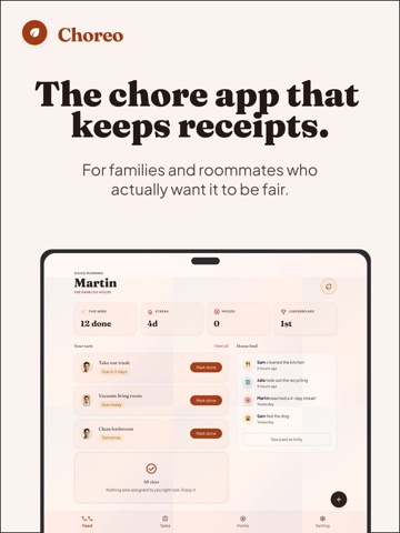 Choreo: Household Chores iPad screenshot