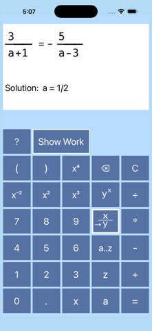 Equation & Expression Solver Screenshot 1 of 8