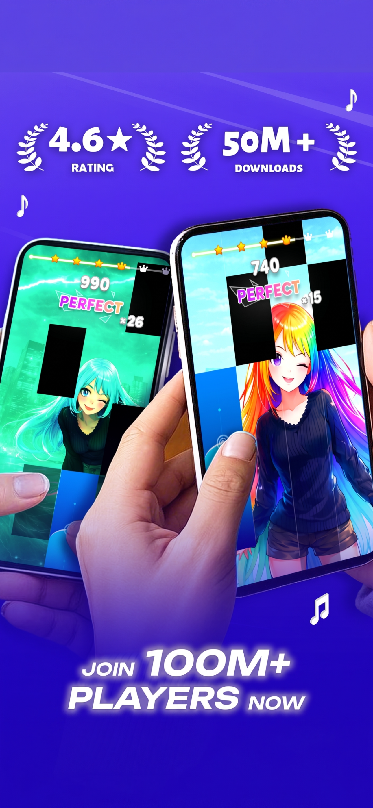 Piano Magic Notes: Color Rush screenshot 3