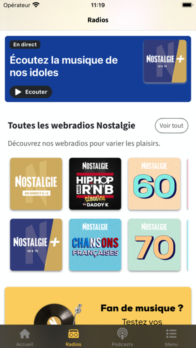 Screenshot #2 pour Nostalgie Belgique