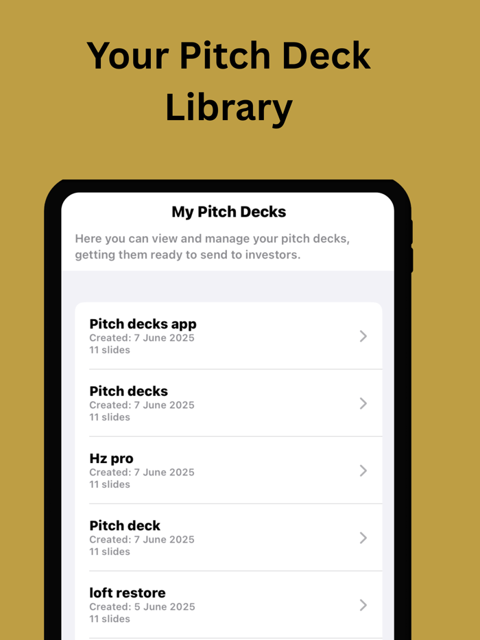 MyPitchDecks