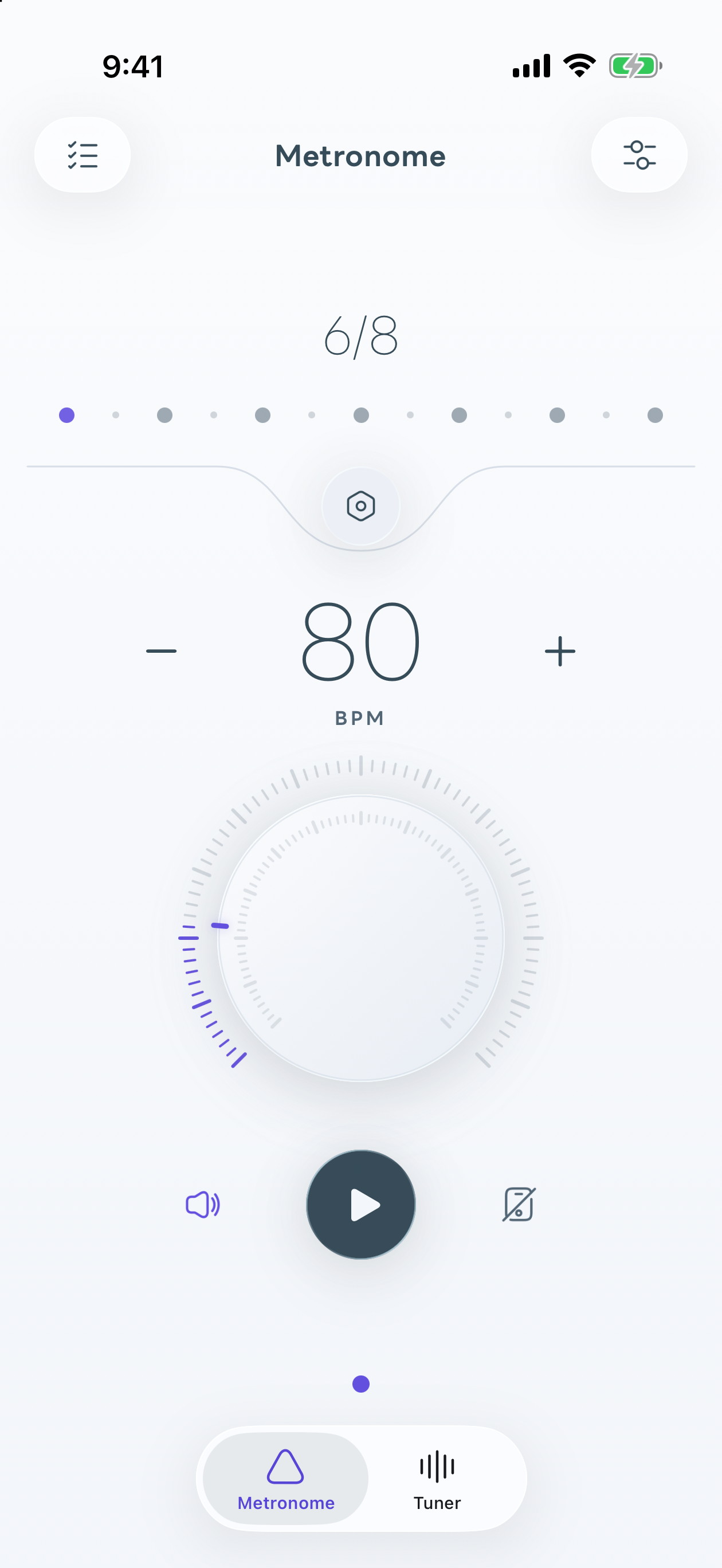 Simple Metronome & Tuner screenshot 2