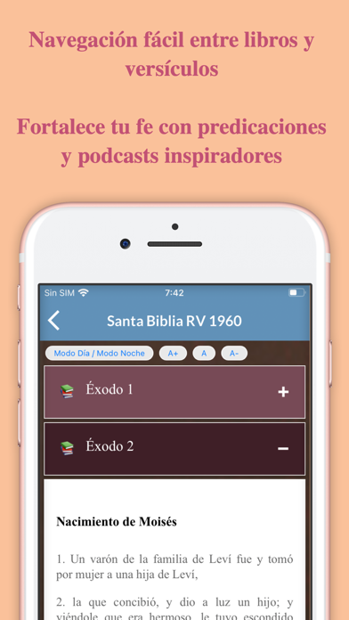 Biblia Reina Valera Español Screenshot
