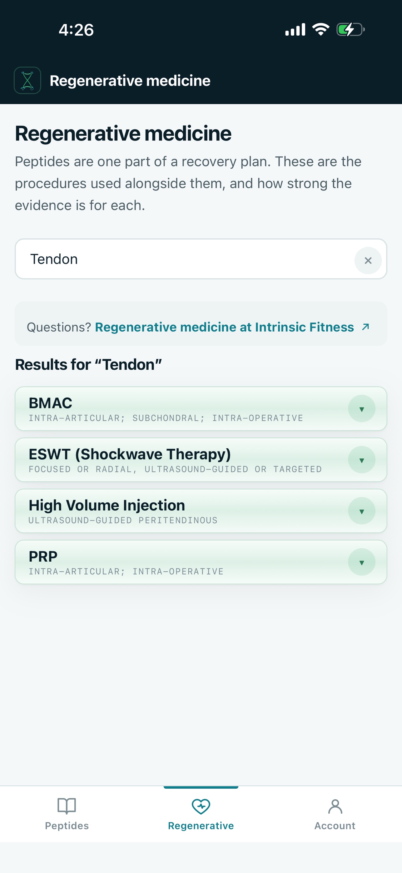 Screenshot 7 of The Peptide Supplement