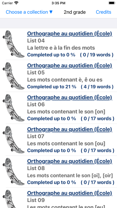 Mots Cachés Orthographe Screenshot
