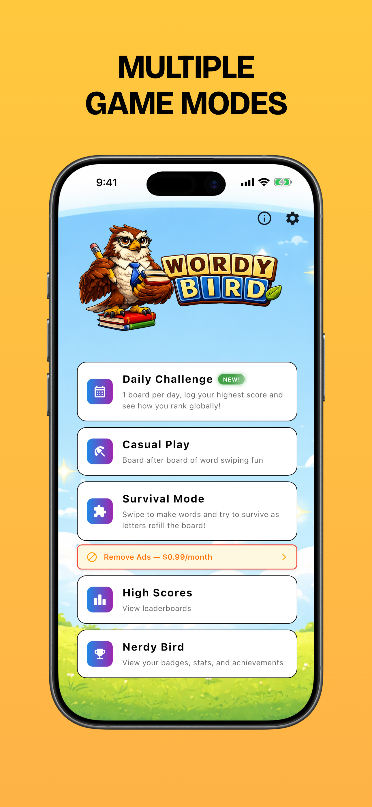 Wordy Bird: Word Swipe Game screenshot 4