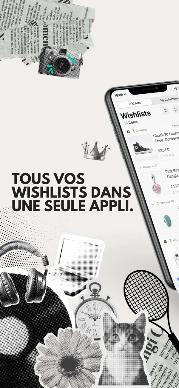 Screenshot #1 pour WISHUPON - Liste de mes envies