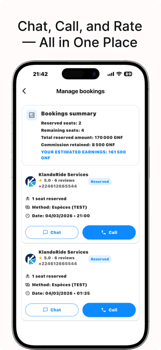 KlandoRide – Carpooling Screenshot 5 of 6