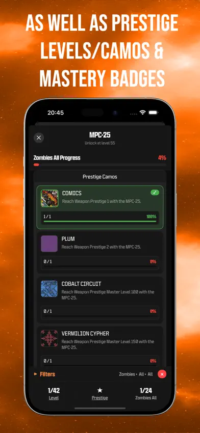 BO7 - Camo Tracker screenshot 4