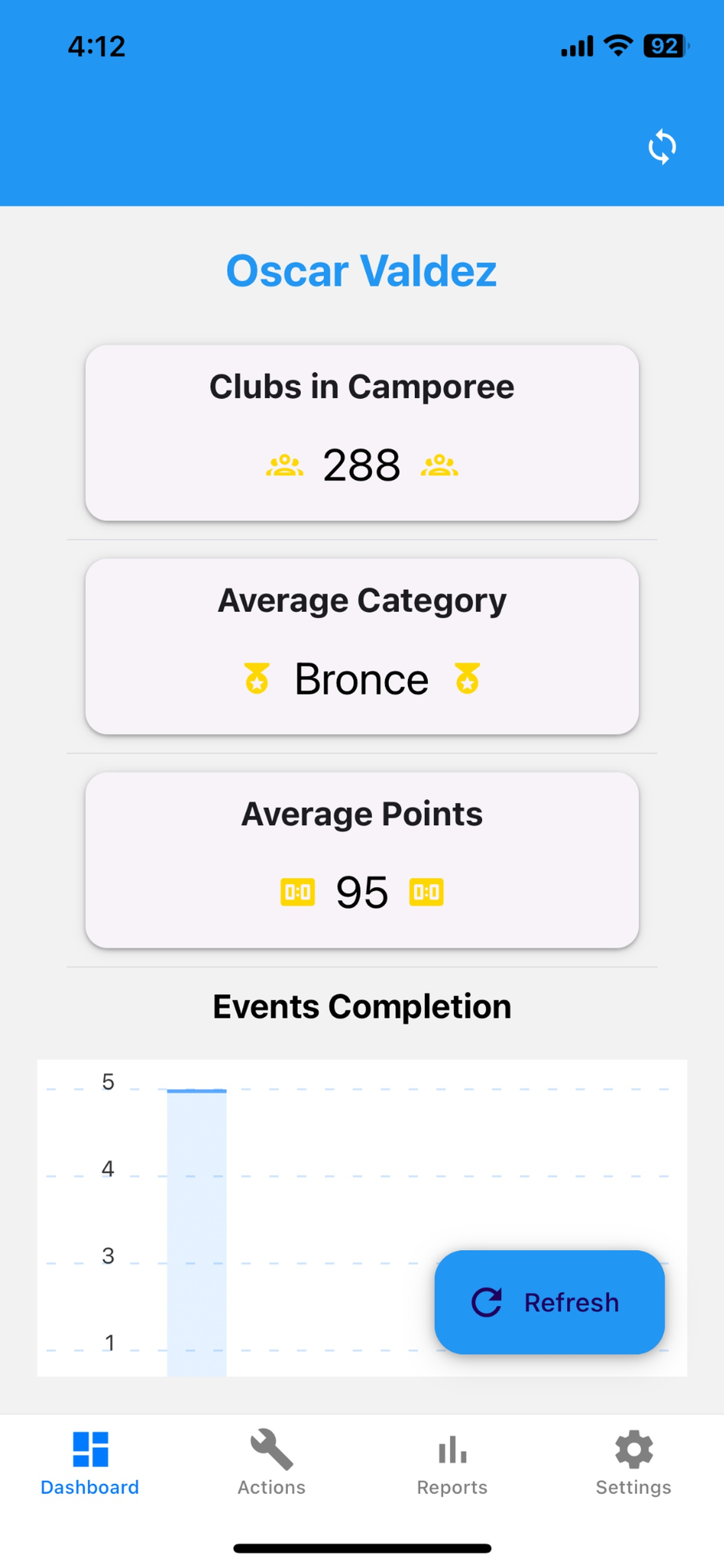 eClubApp screenshot 3