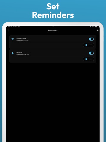 Blood Glucose Sugar Monitor iPad screenshot