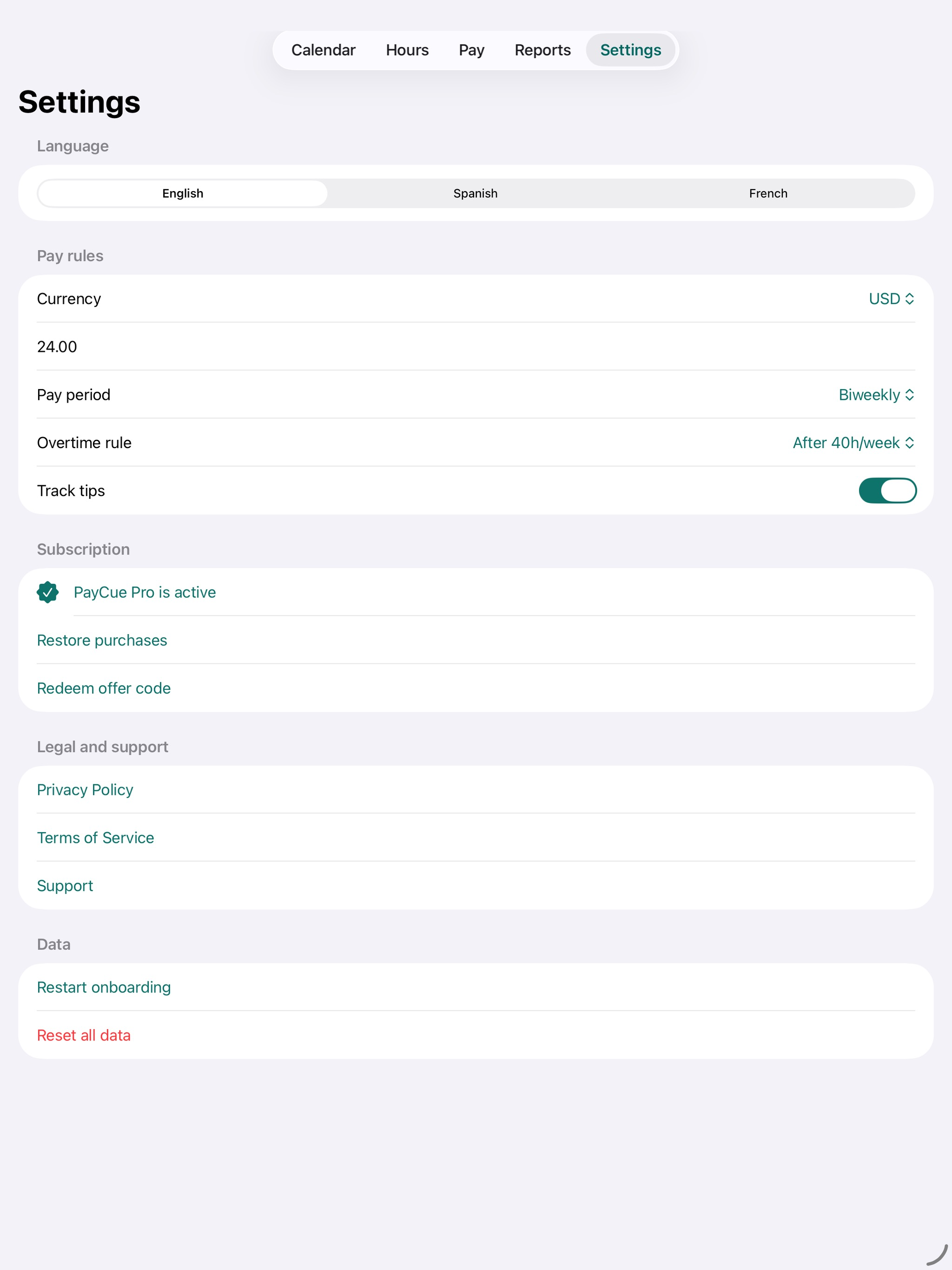Shift Calendar PayCue screenshot 12