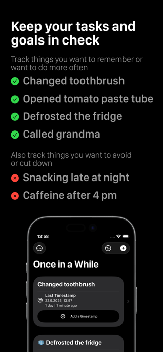 Once in a While – Habits Screenshot 2 of 4