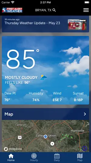 KBTX First Alert Weather screenshot 1