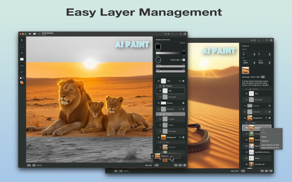 #4. AI Paint (macOS) 由: Smart-Byte GmbH