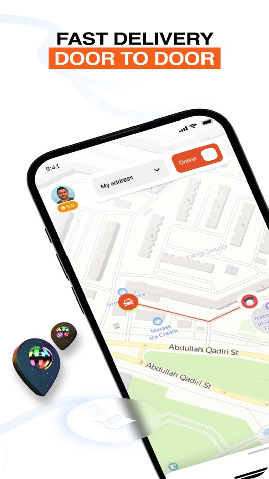 #6. Uzmart Driver (iOS) بواسطة: Mohirjon Ahmedov