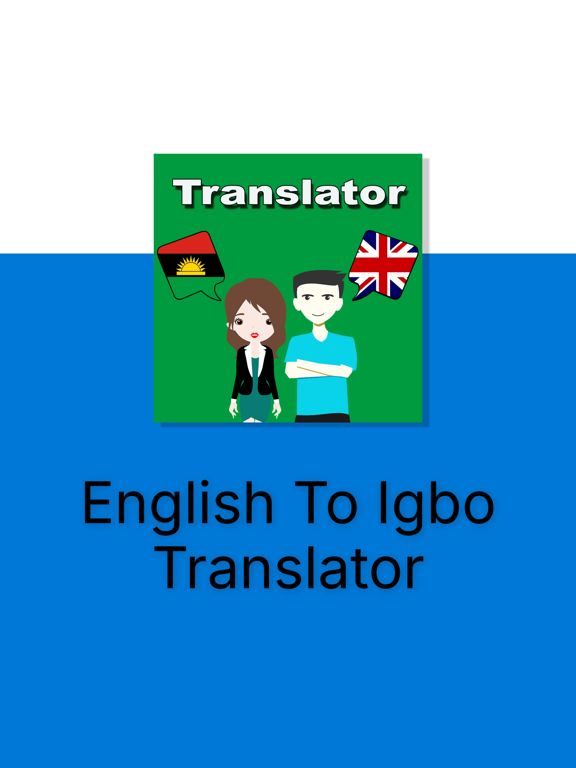 English To Igbo Translation iPad screenshot