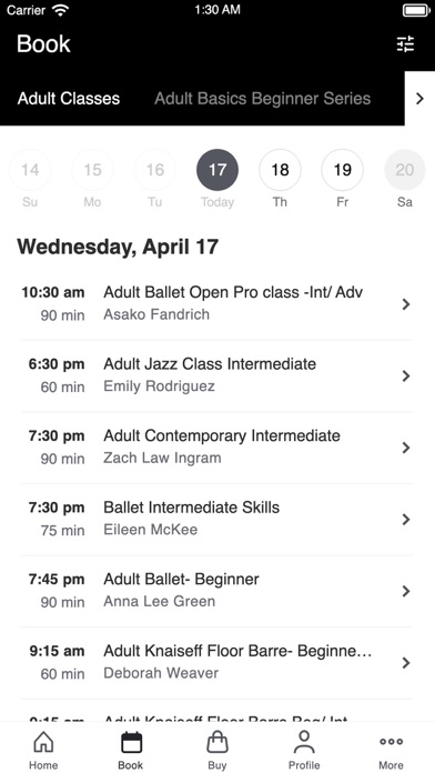 Contemporary Ballet Dallas Sch Screenshot