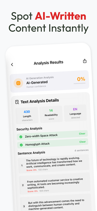 Truly: AI Detector Screenshot 2 of 7