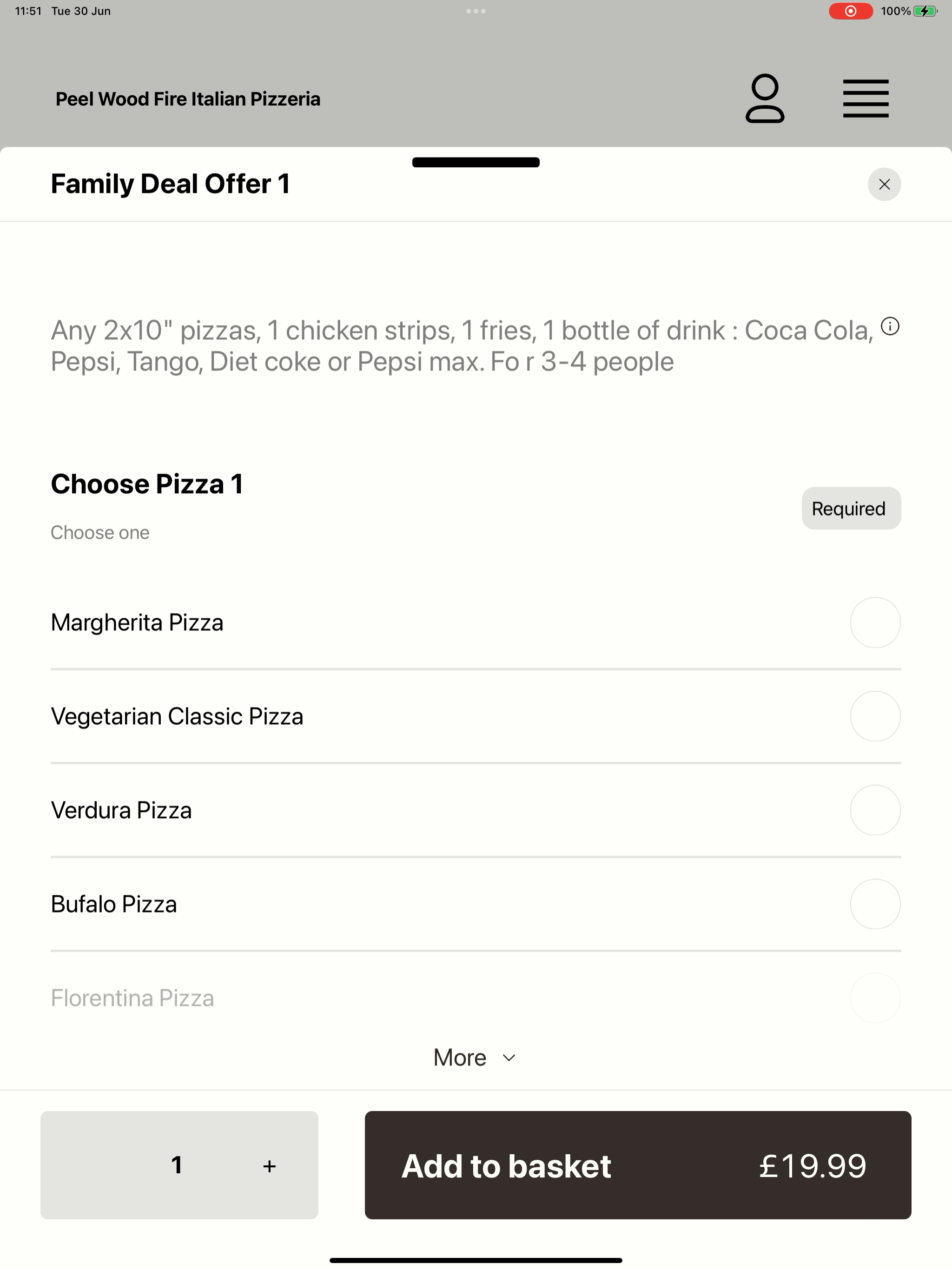 Peel Wood Fire Italian Pizzeri