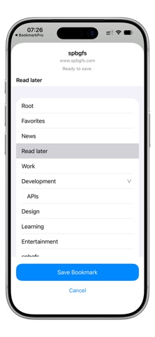 BookmarkPro Screenshot 2 of 5