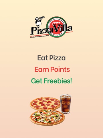 Pizza Villa Rewards iPad screenshot